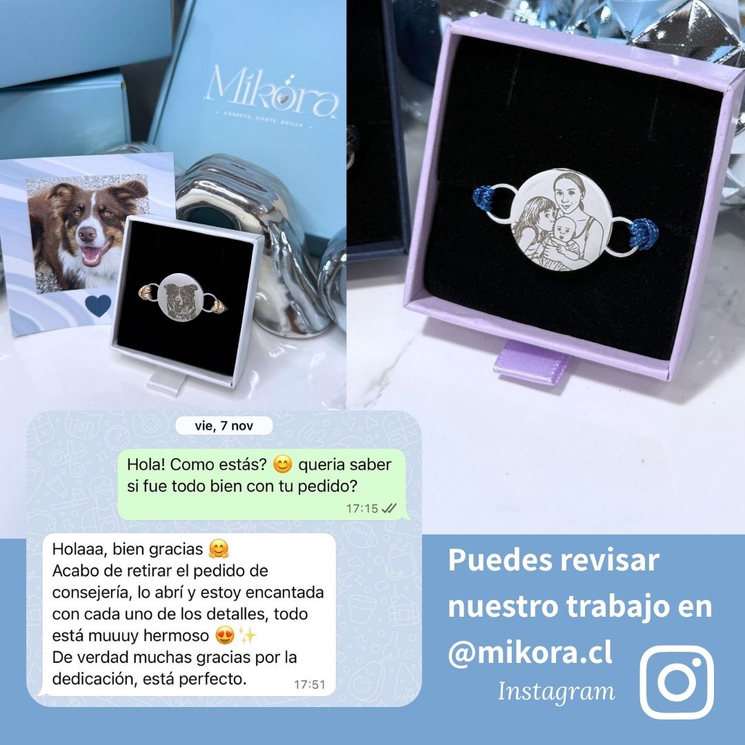 Pulsera Acero 20mm + Foto + Cajita Gratis 🌟