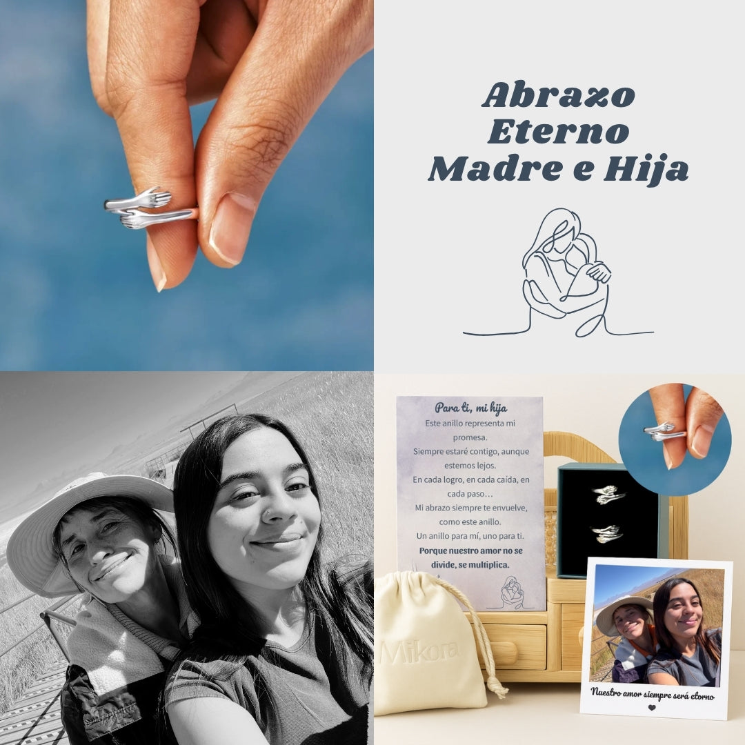 Un Abrazo para Siempre | Anillos Mamá e Hija 💖👩👧