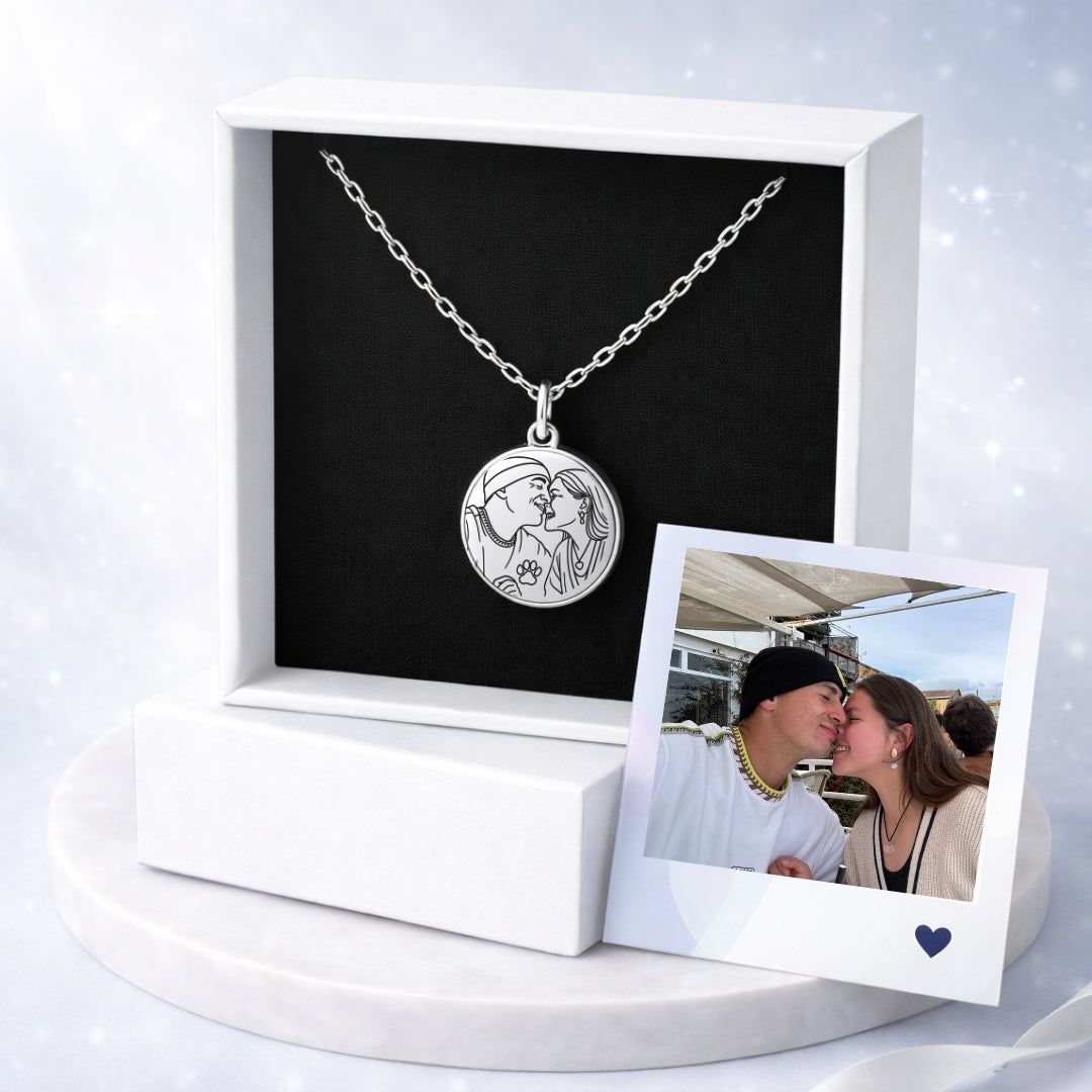 Collar Personalizado + Foto Polaroid Gratis 🌟 | Amor del Bueno 💘