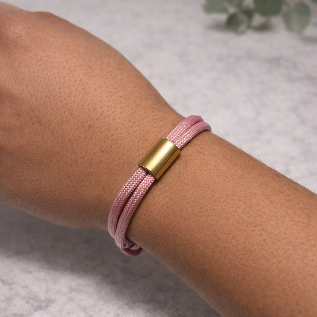 Pulsera Marinera Rosa con Grabado Gratis