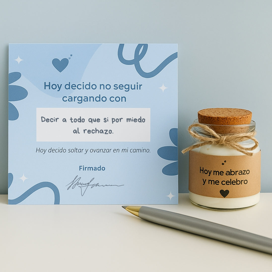 Feliz Cumpleaños: Caja ritual de cierre de ciclo con joya grabada 🎂