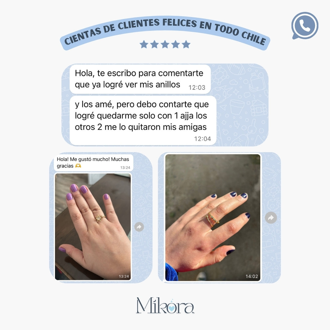 Anillo Flor Azul Giratoria Ajustable: Alivia tu estrés y ansiedad 🧘♀️