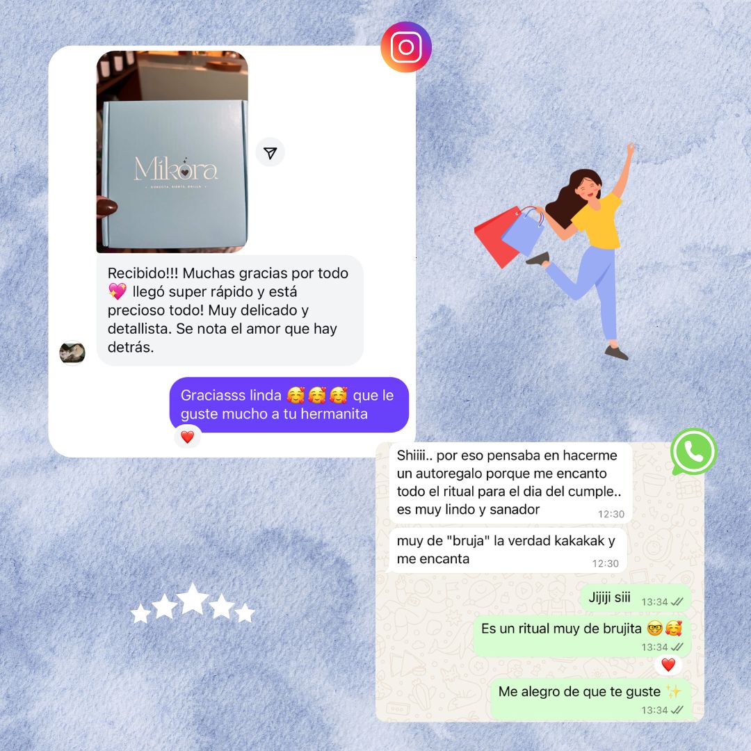 Feliz Cumpleaños: Caja ritual de cierre de ciclo con joya personalizada 🎂