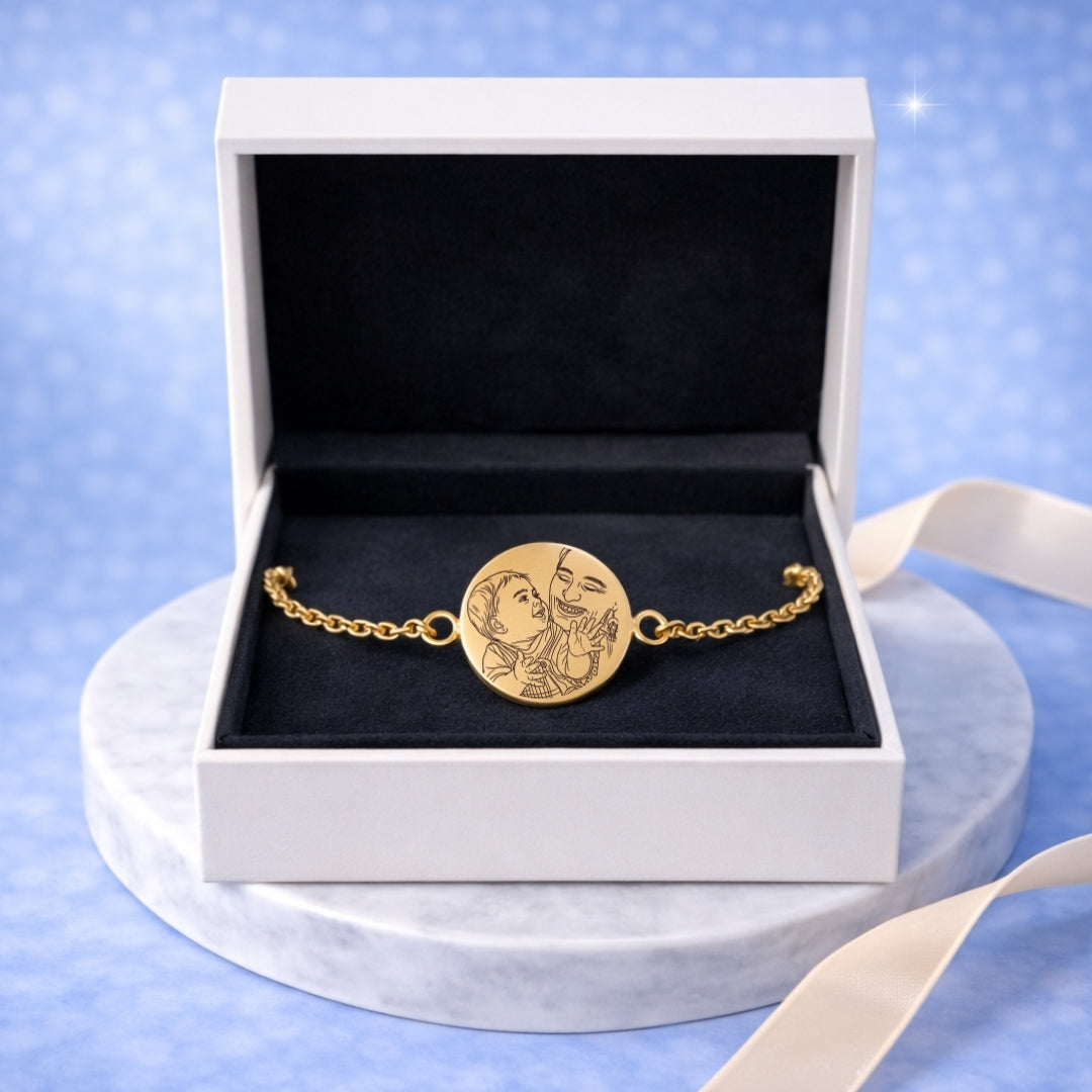 Pulsera Acero + Foto Polaroid Gratis 🌟 | Amor del Bueno 💘