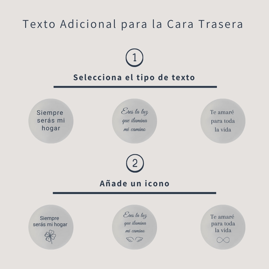 Llavero Grabado Redondo | Recuerdos que vuelven al corazón ✨