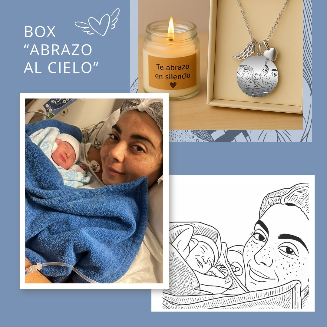 Abrazo al Cielo: Caja Ritual de despedida con joya y acompañamiento emocional 🪽