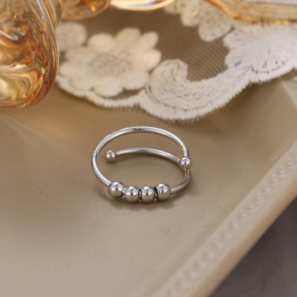 Anillo Bolitas Ajustable: Alivia tu estrés y ansiedad 🧘♀️