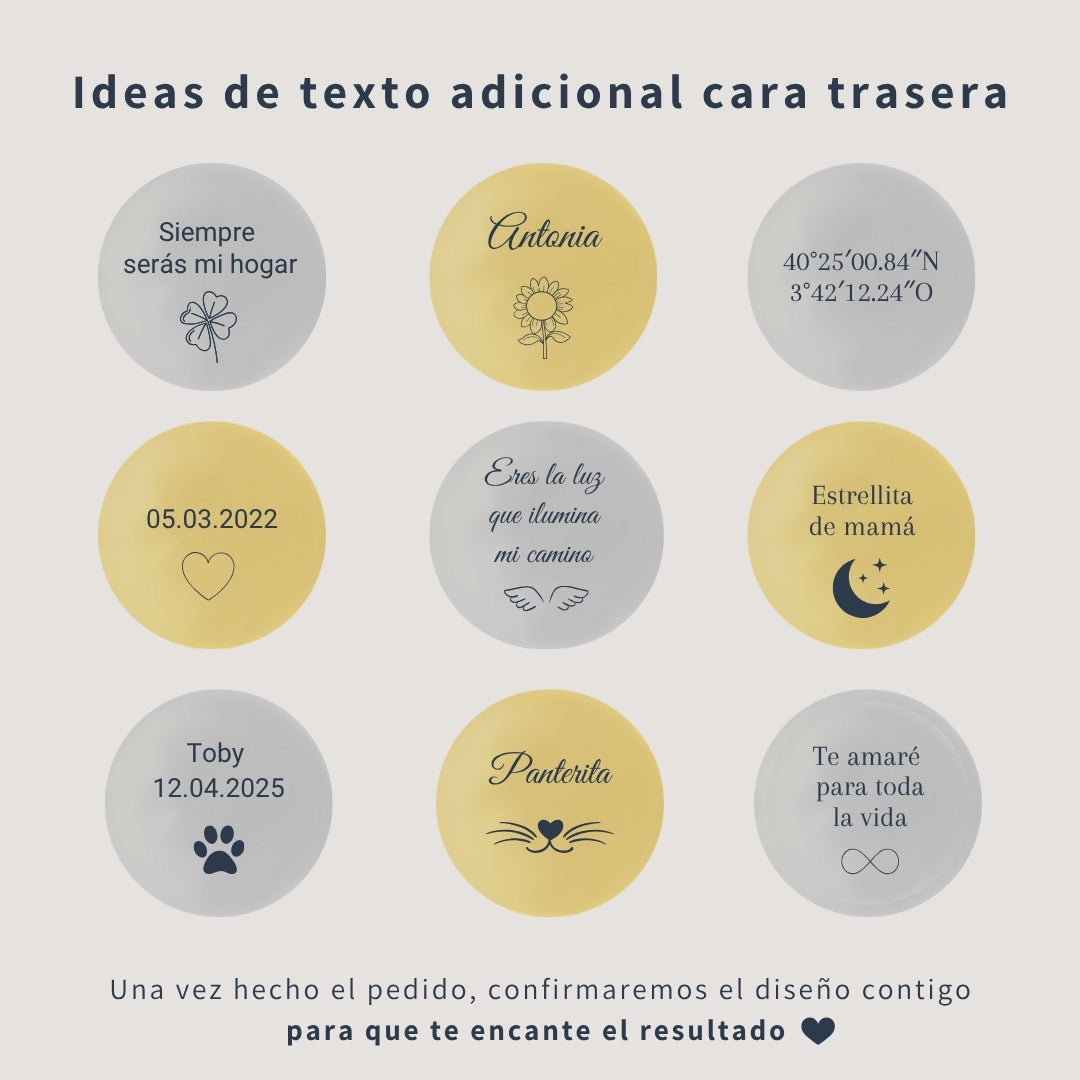 Llavero Grabado Redondo | Recuerdos que vuelven al corazón ✨