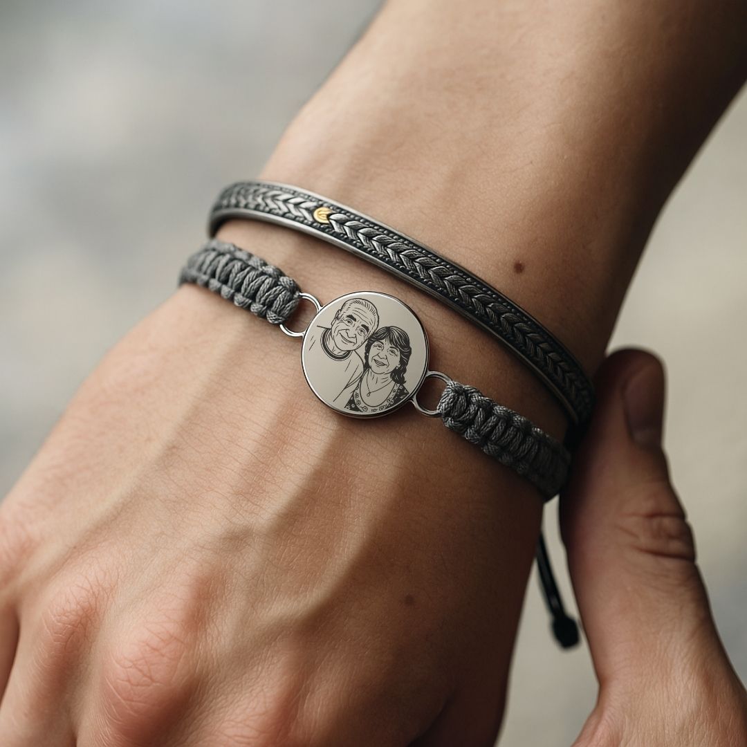 Pulsera Grabada de Hilo | Conexión que perdura ✨