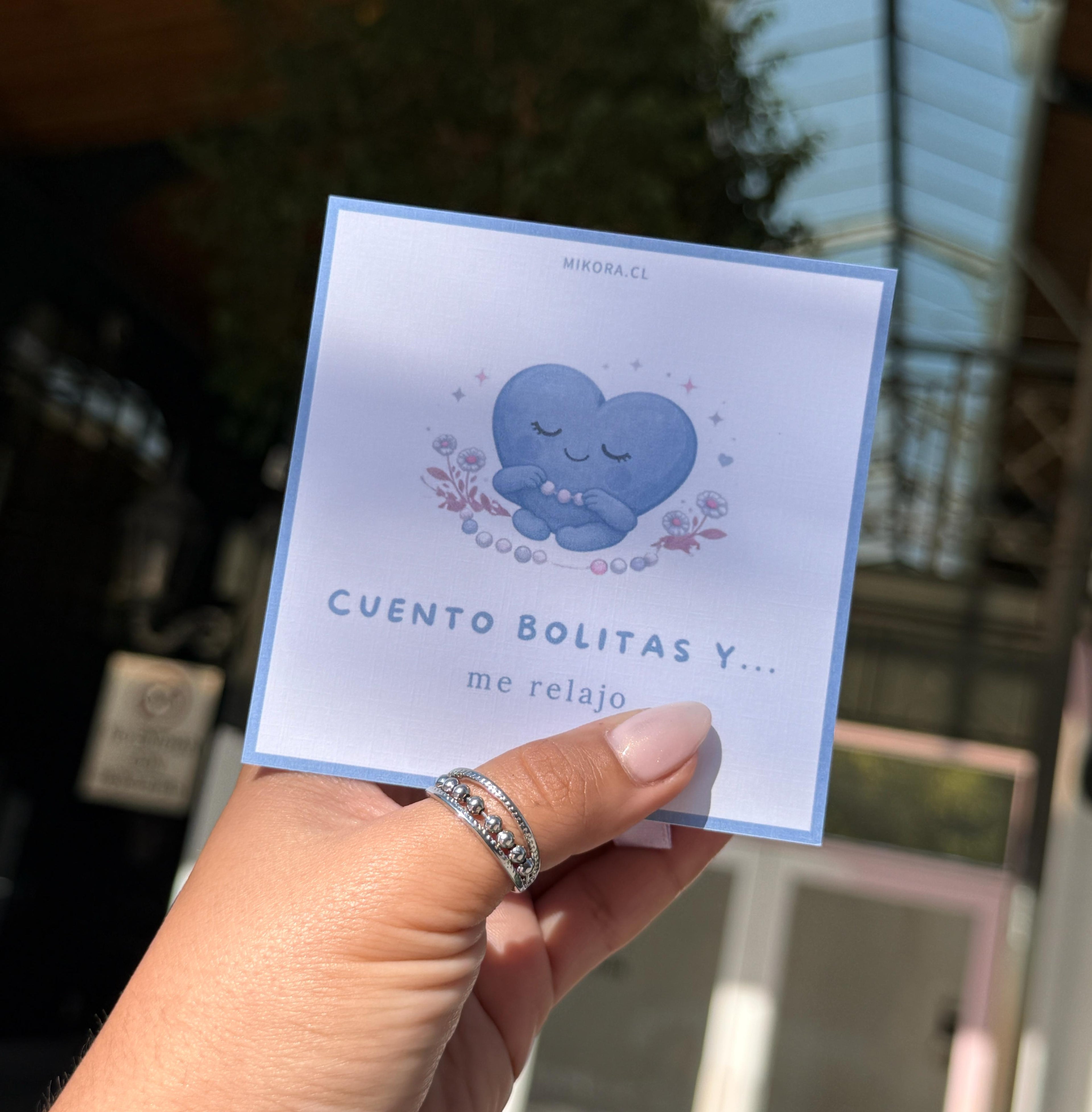 Anillo Plateado Bolitas Ajustable: Alivia tu estrés y ansiedad 🧘♀️