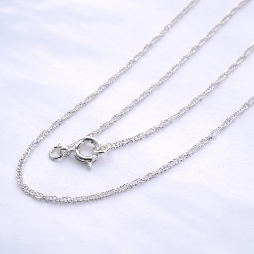 Cadena Singapur de Plata Fina 925 | 45 cm ✨