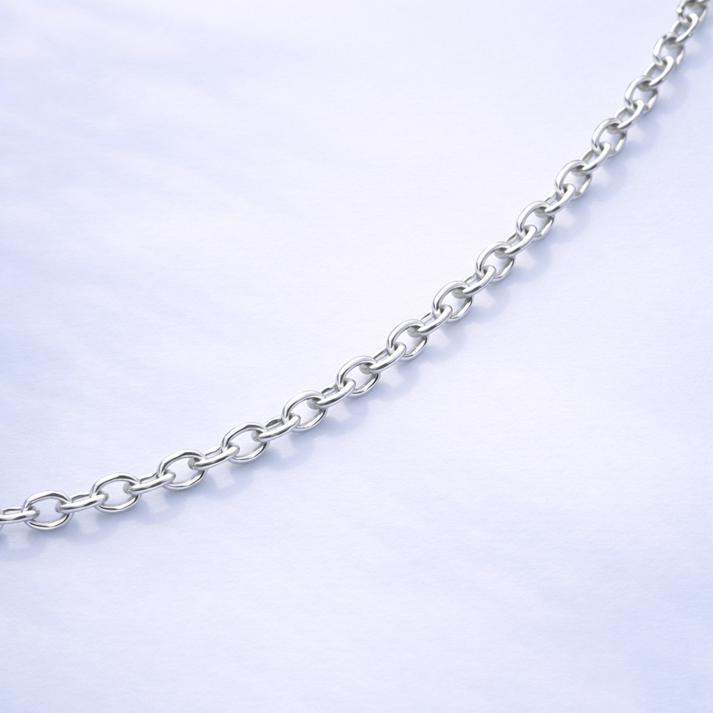 Cadena Luna de Acero Inoxidable | 45 cm ✨
