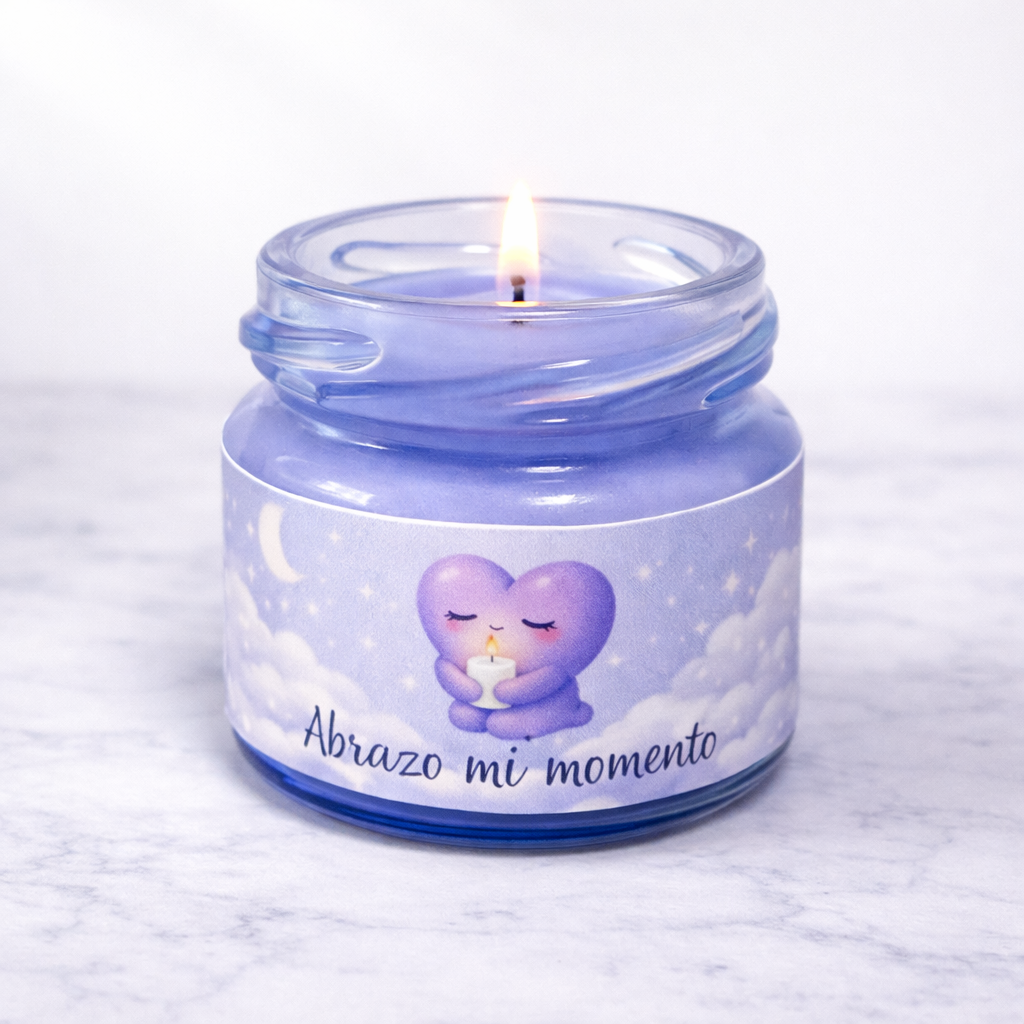 Velita Vegana "Abrazo mi momento" 🧘♀️