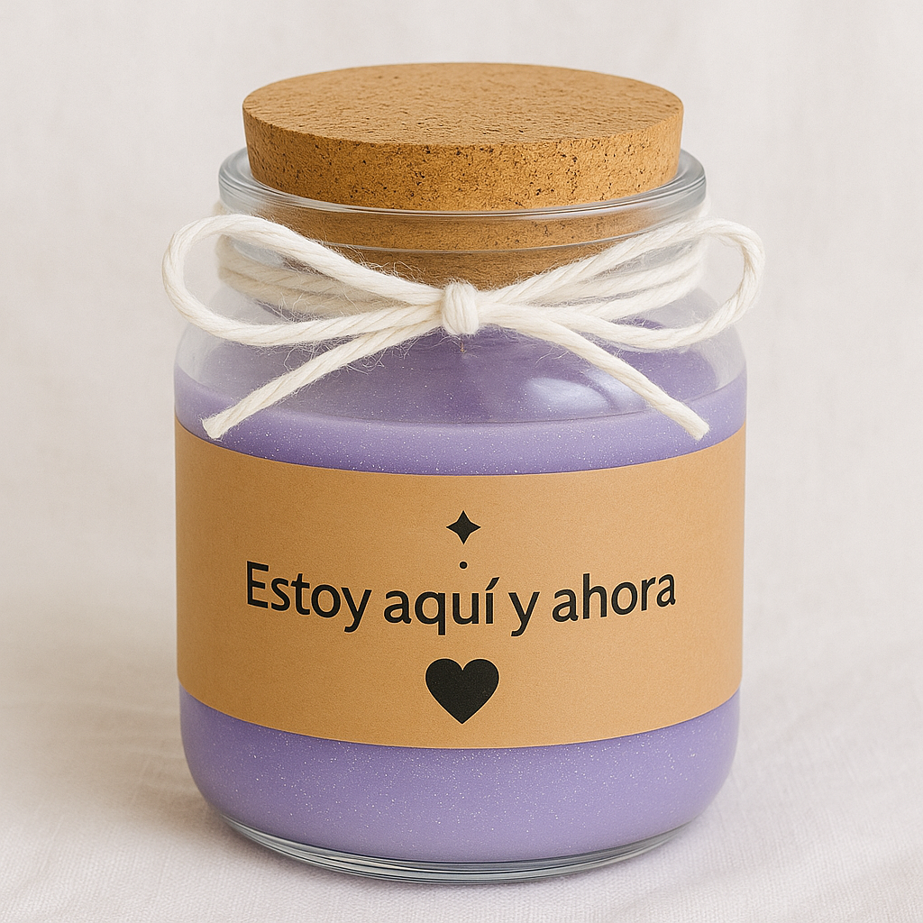 Vela Ritual Aromática & Vegana | Elige tu afirmación ✨