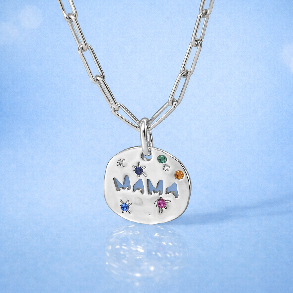 Collar Mamá Plateado