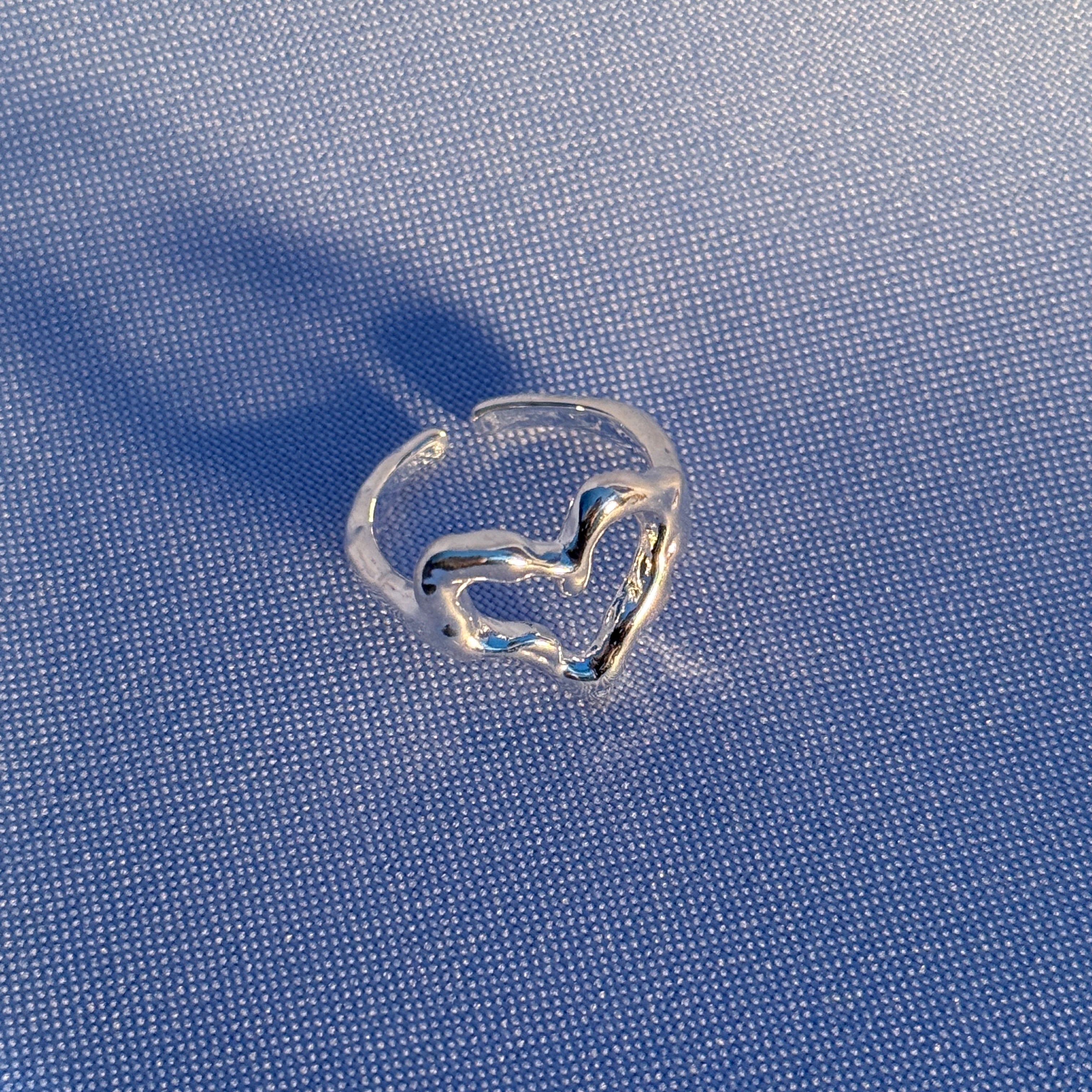 Anillo Corazón Plata Ley 925