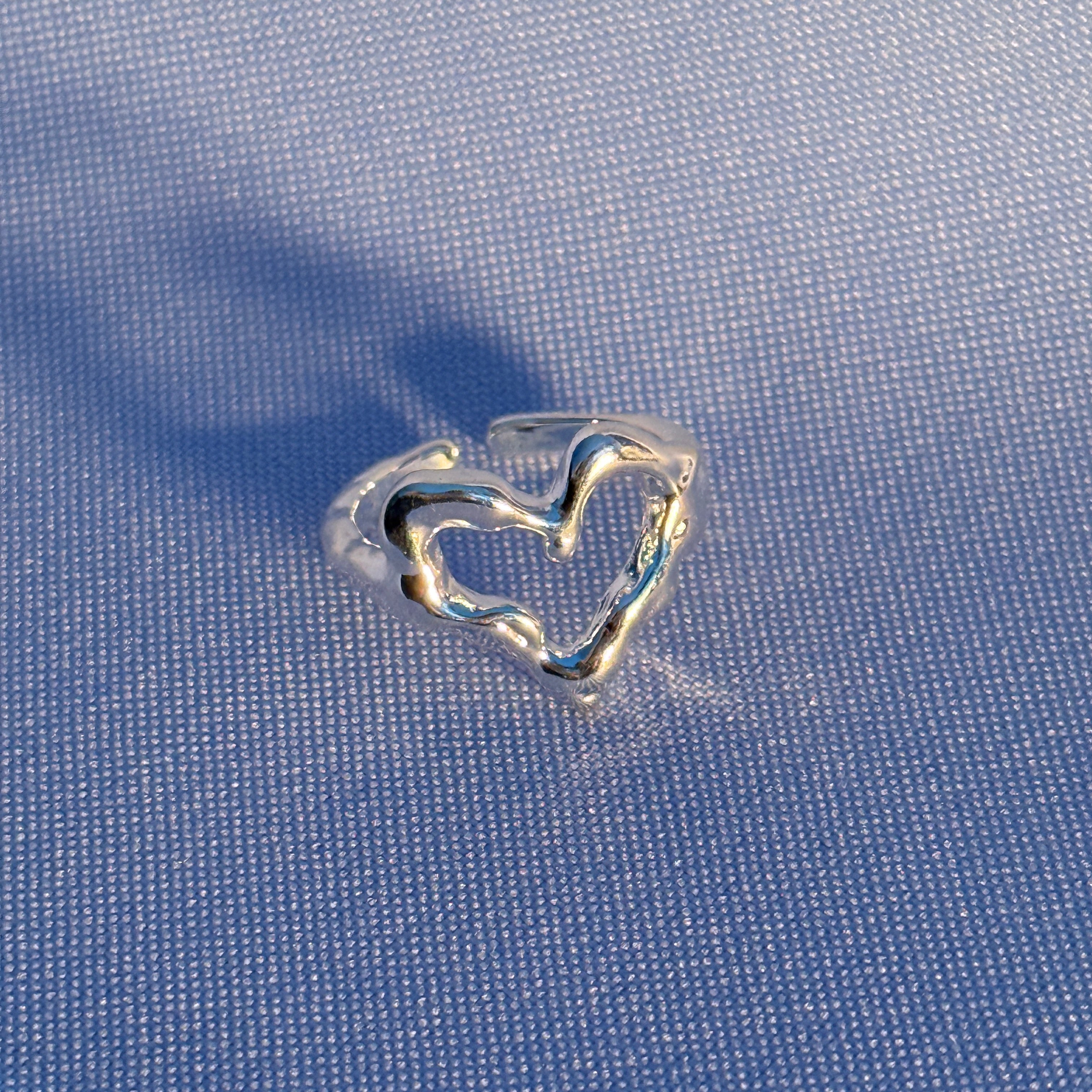 Anillo Corazón Plata Ley 925