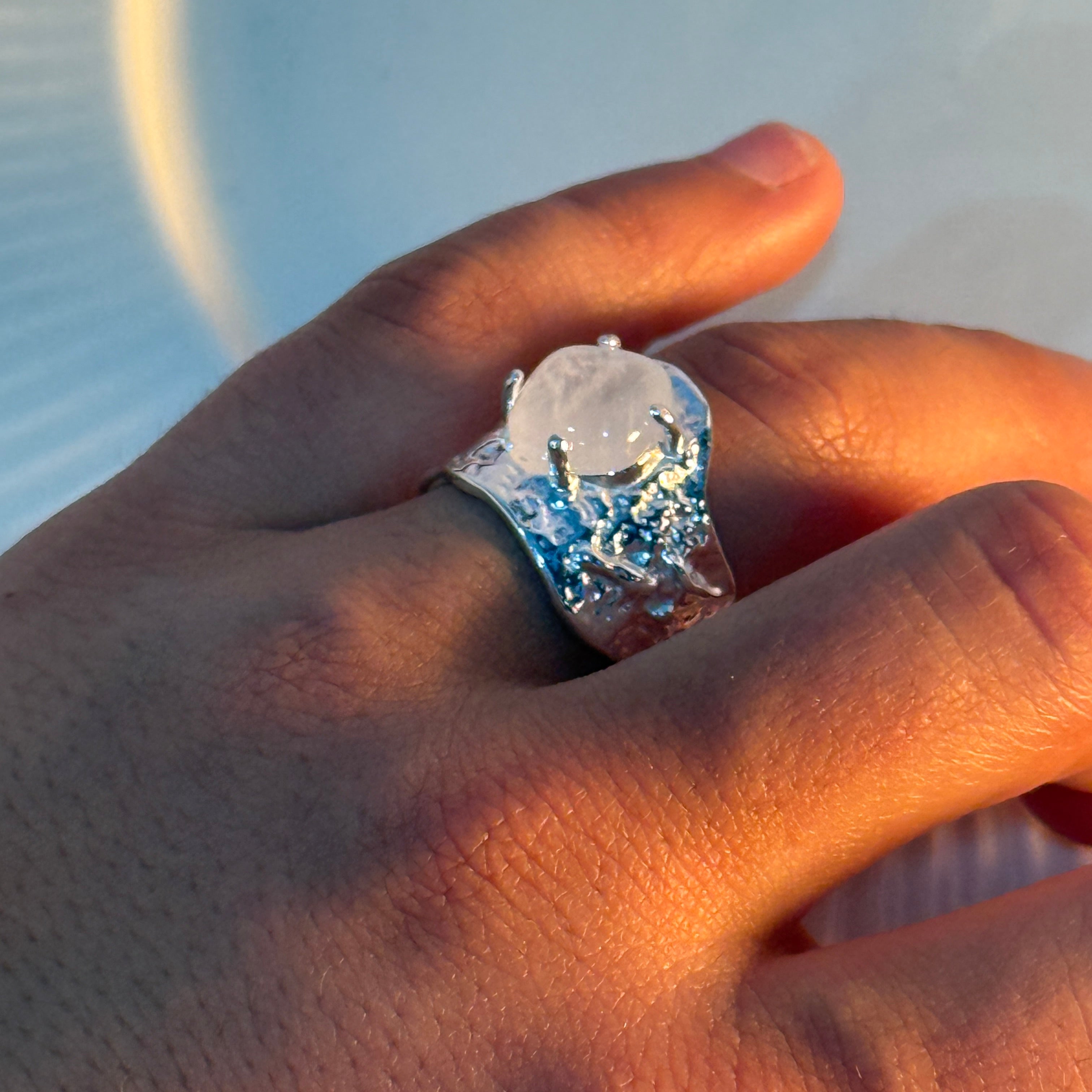 Anillo Diosa Griega Plata 925 | Fuerza Serena 🌕