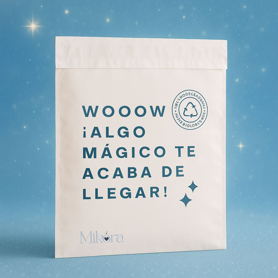 Envoltorio de Regalo "WOW, ALGO MÁGICO TE ACABA DE LLEGAR" 🩵💫
