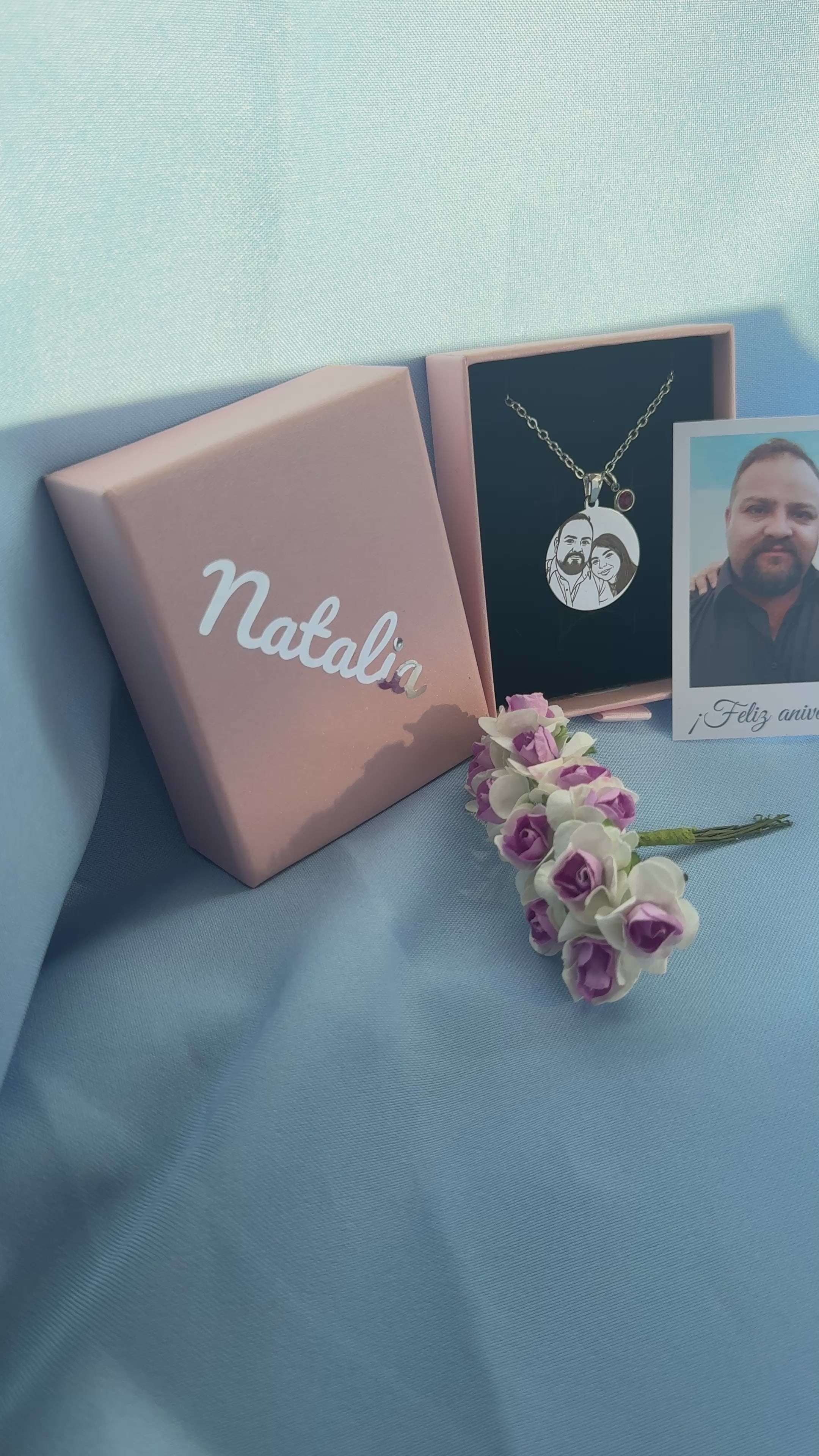 Collar Recuerdo Grabado | La huella del amor eterno ✨