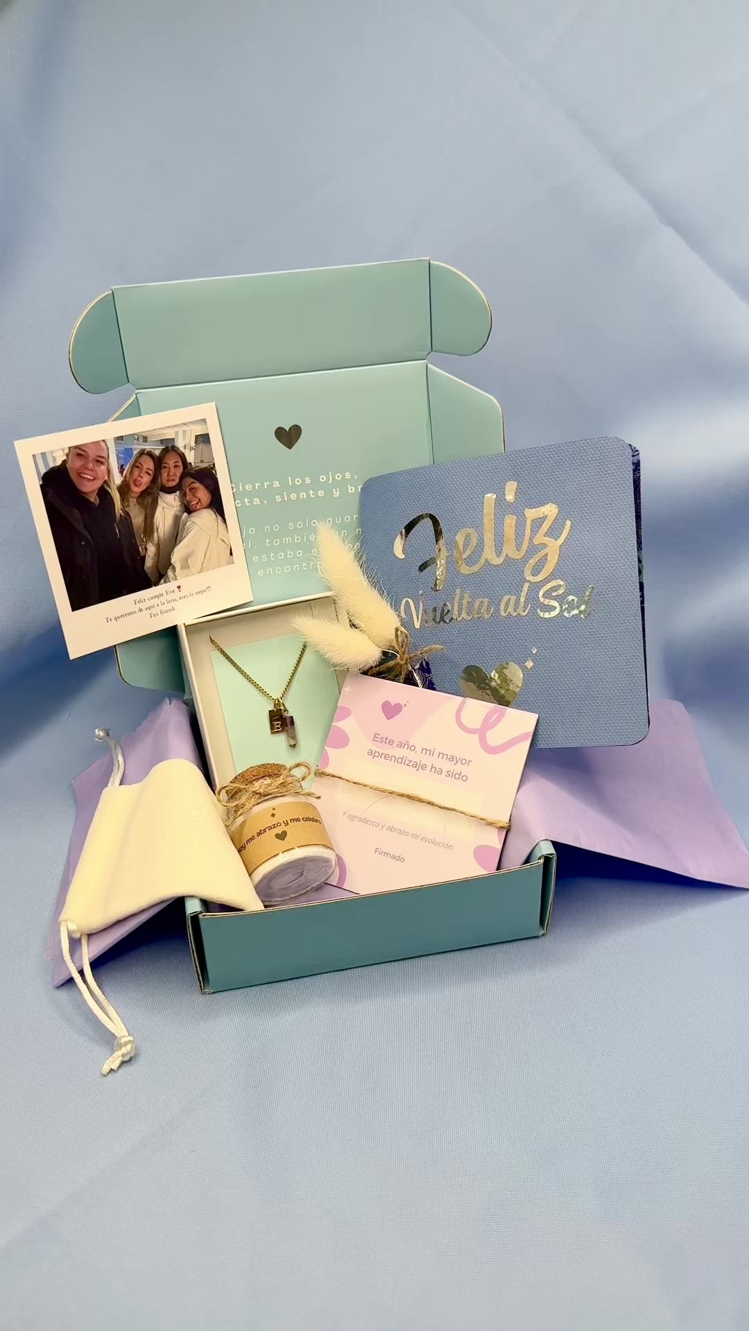 Feliz Cumpleaños: Caja ritual de cierre de ciclo con joya personalizada 🎂