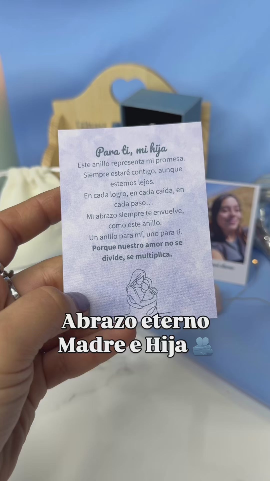 Un Abrazo para Siempre | Anillos Mamá e Hija 💖👩👧
