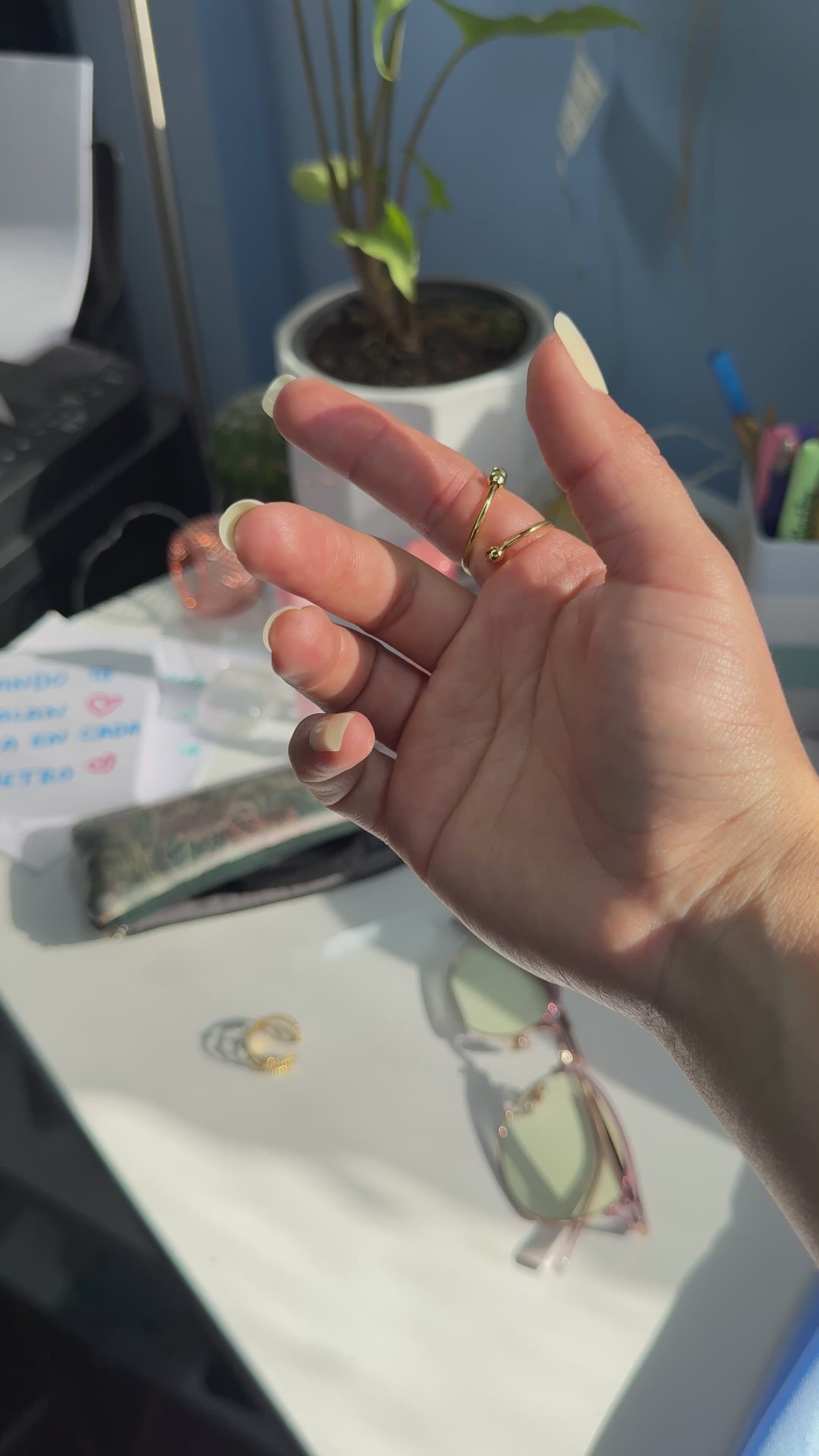Anillo Bolitas Ajustable: Alivia tu estrés y ansiedad 🧘♀️