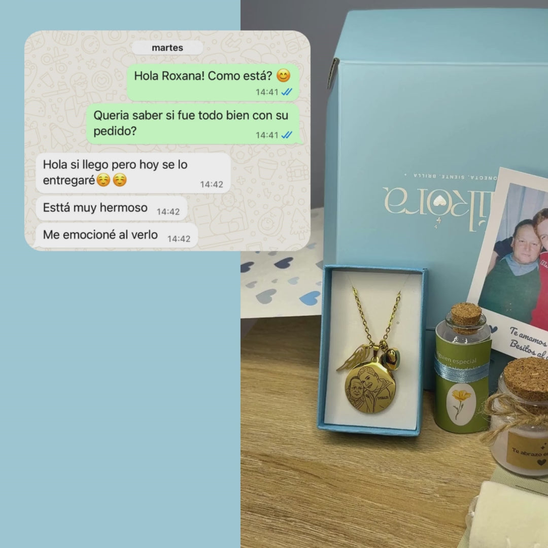 Abrazo al Cielo: Caja Ritual de despedida con joya y acompañamiento emocional 🪽