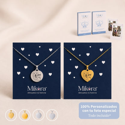 Pack 2 Collares con Grabado Personalizado | Historia Compartida 🫂
