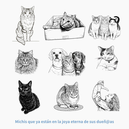Collar Grabado con la foto de tu Michi Fiel 🐱