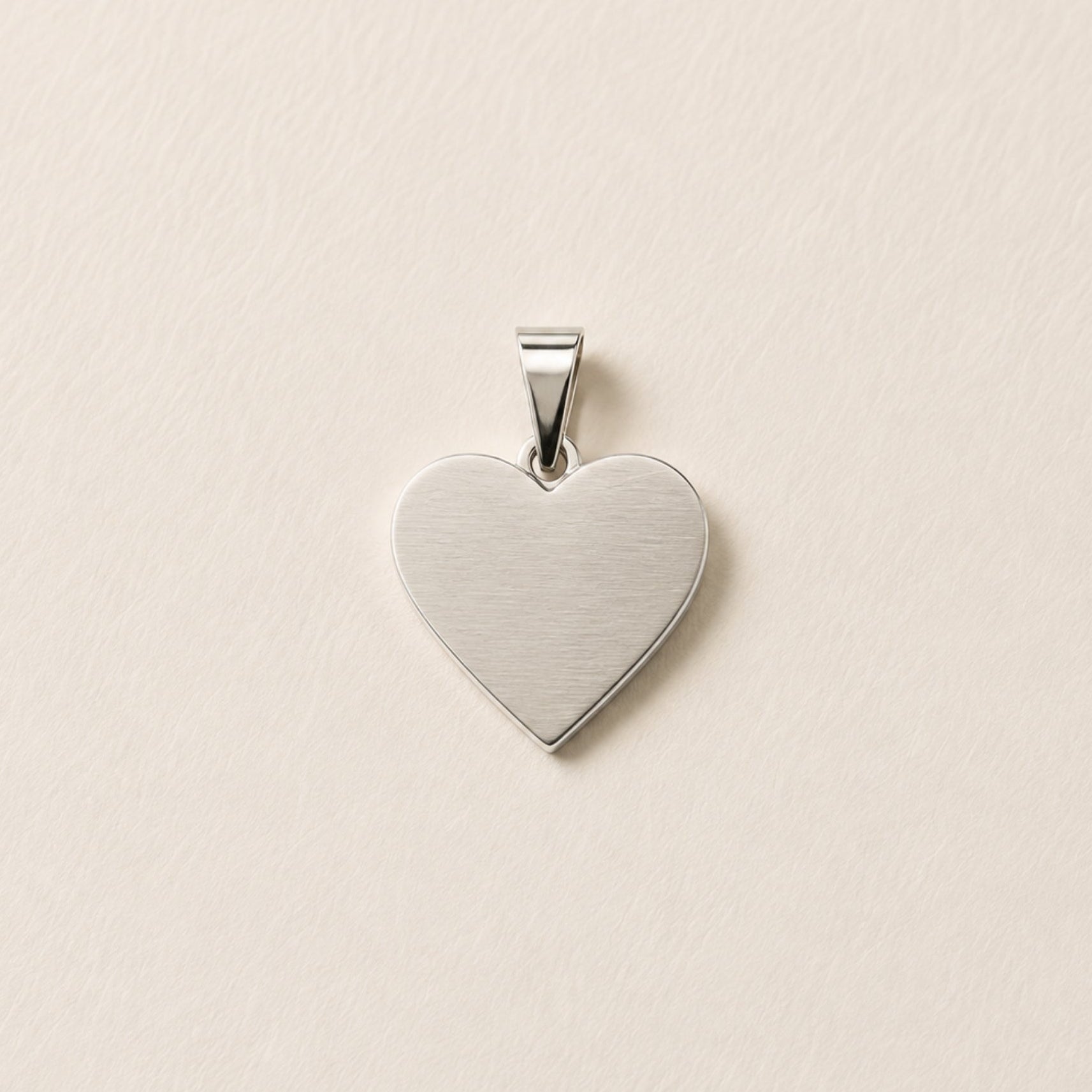 Dije Personalizado Corazón 20mm | Plata Ley 925