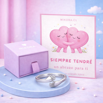 Anillo Abrazo Eterno Plata 925 ✨