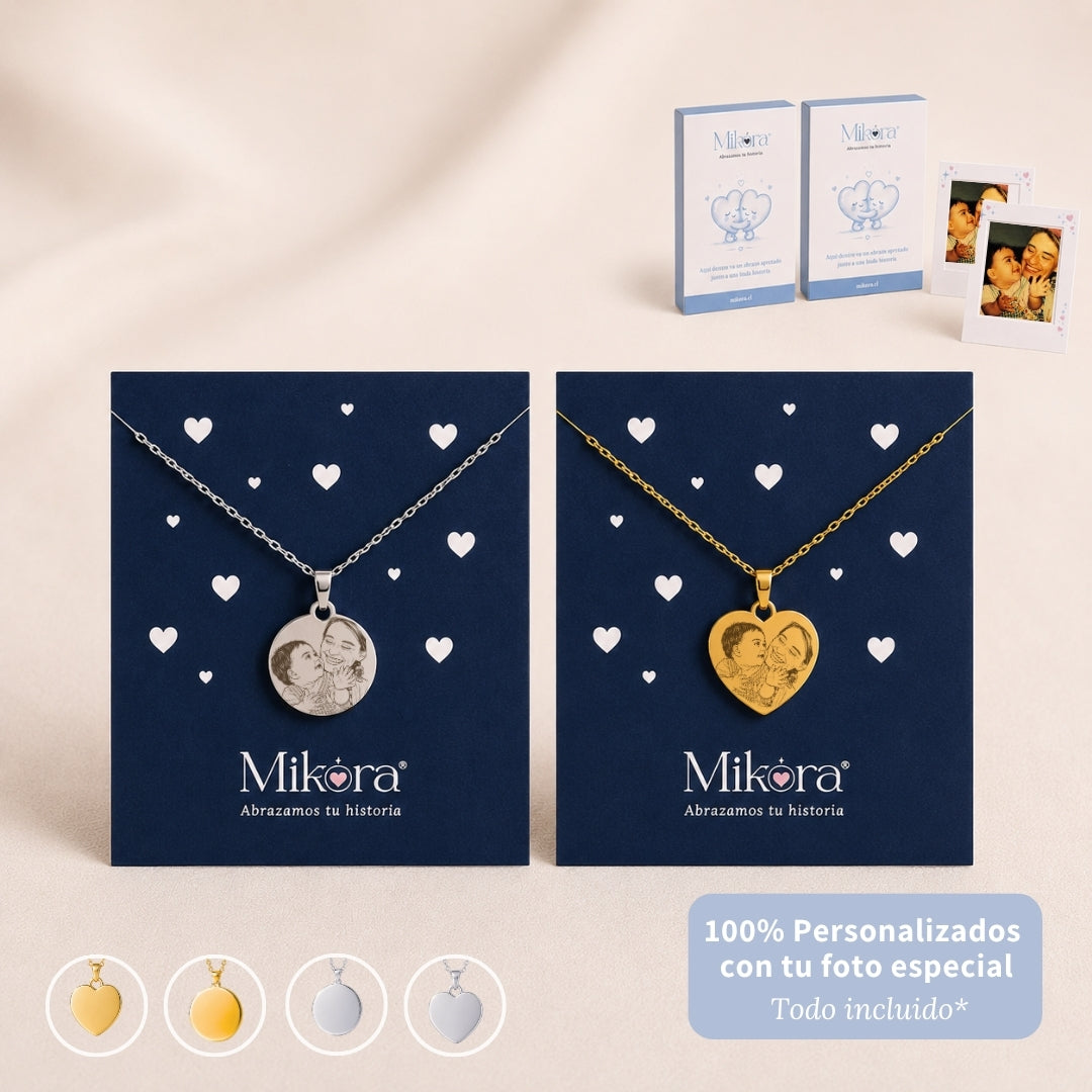 Pack 2 Collares con Grabado Personalizado | Historia Compartida 🫂