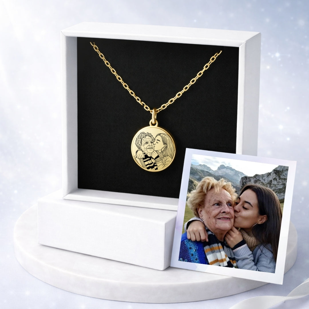 Collar Personalizado + Foto Polaroid Gratis 🌟 | Amor del Bueno 💘