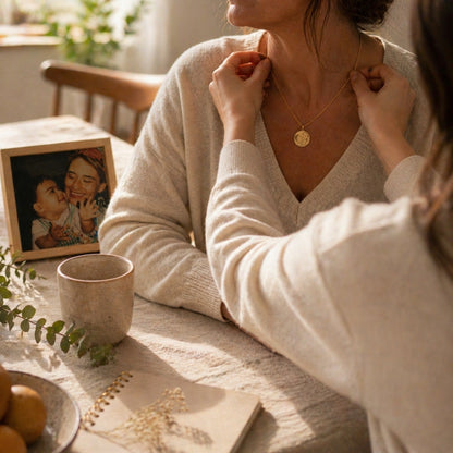 Collar grabado con vuestra foto  | Te amo Mamá 👭