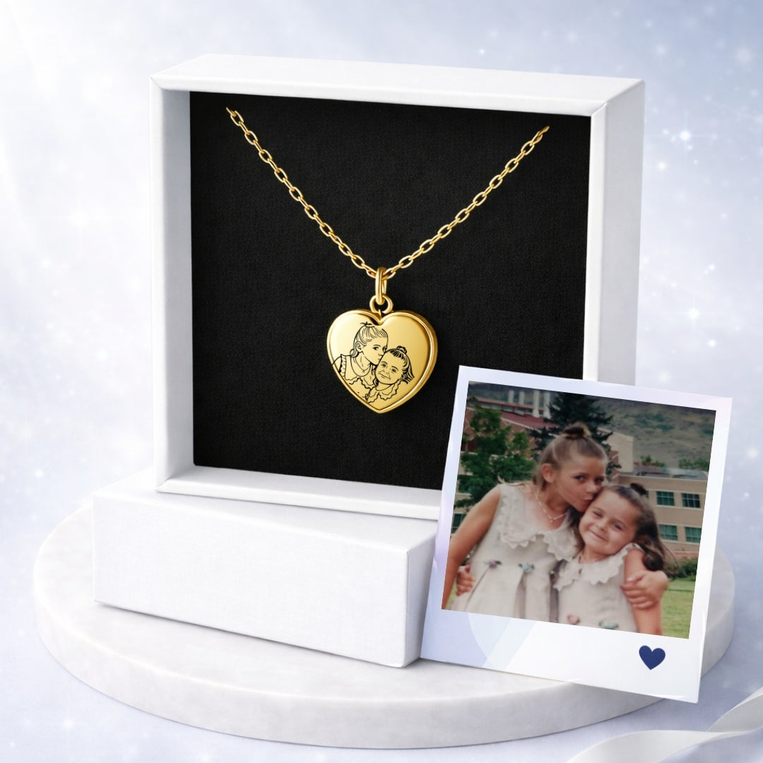 Collar Personalizado + Foto Polaroid Gratis 🌟 | Amor eterno 💘