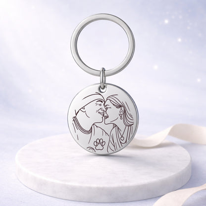 Llavero Personalizado + Foto Polaroid Gratis 🌟 | Amigo Fiel 💘