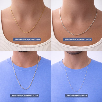 Pack 2 Collares Grabados + 2 Fotos Impresas + 2 Cajitas de Joya Gratis 🌟  | Historia Compartida 🫂