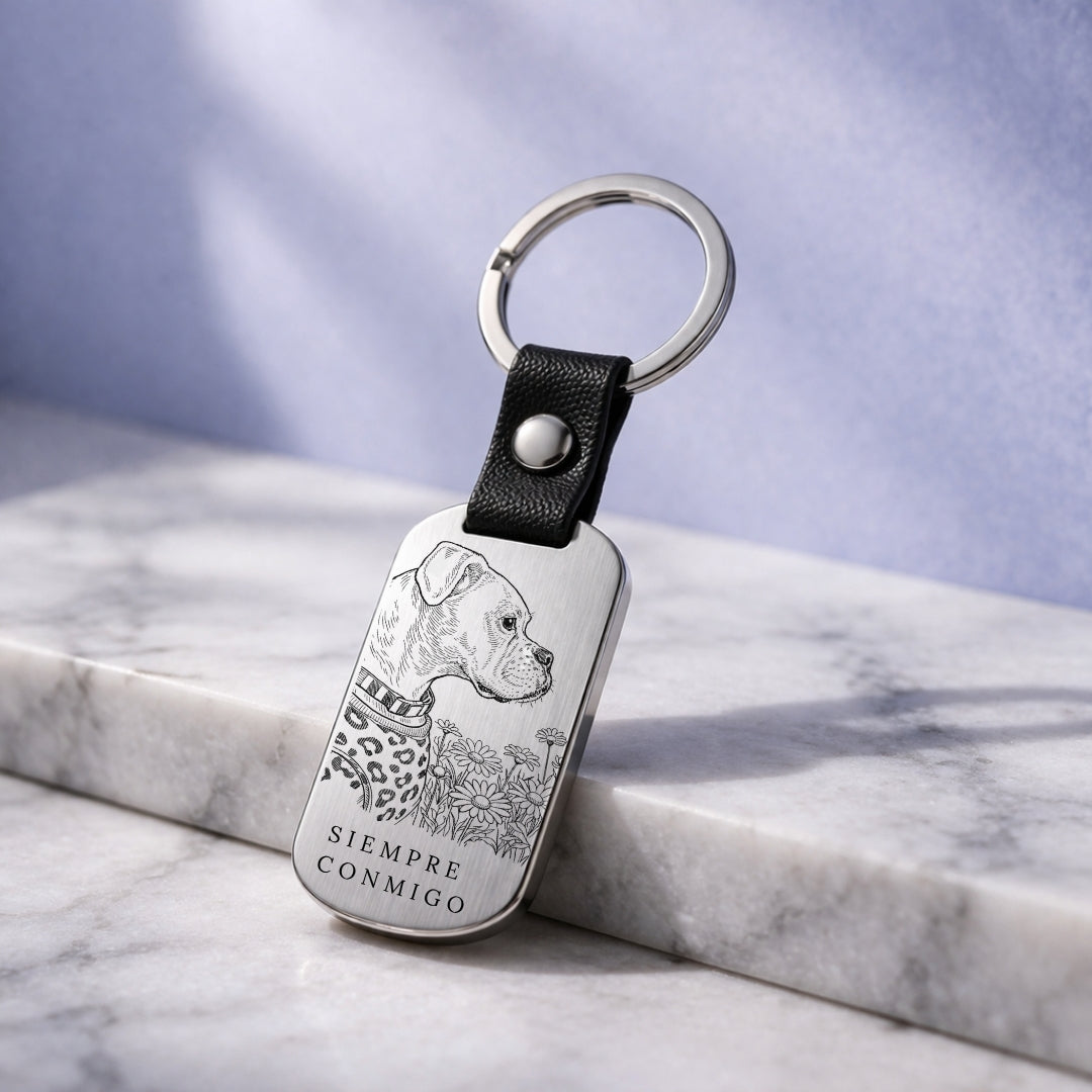 Llavero Premium Mi Amigo Fiel 🐱🐶 + Foto Polaroid Gratis 🌟