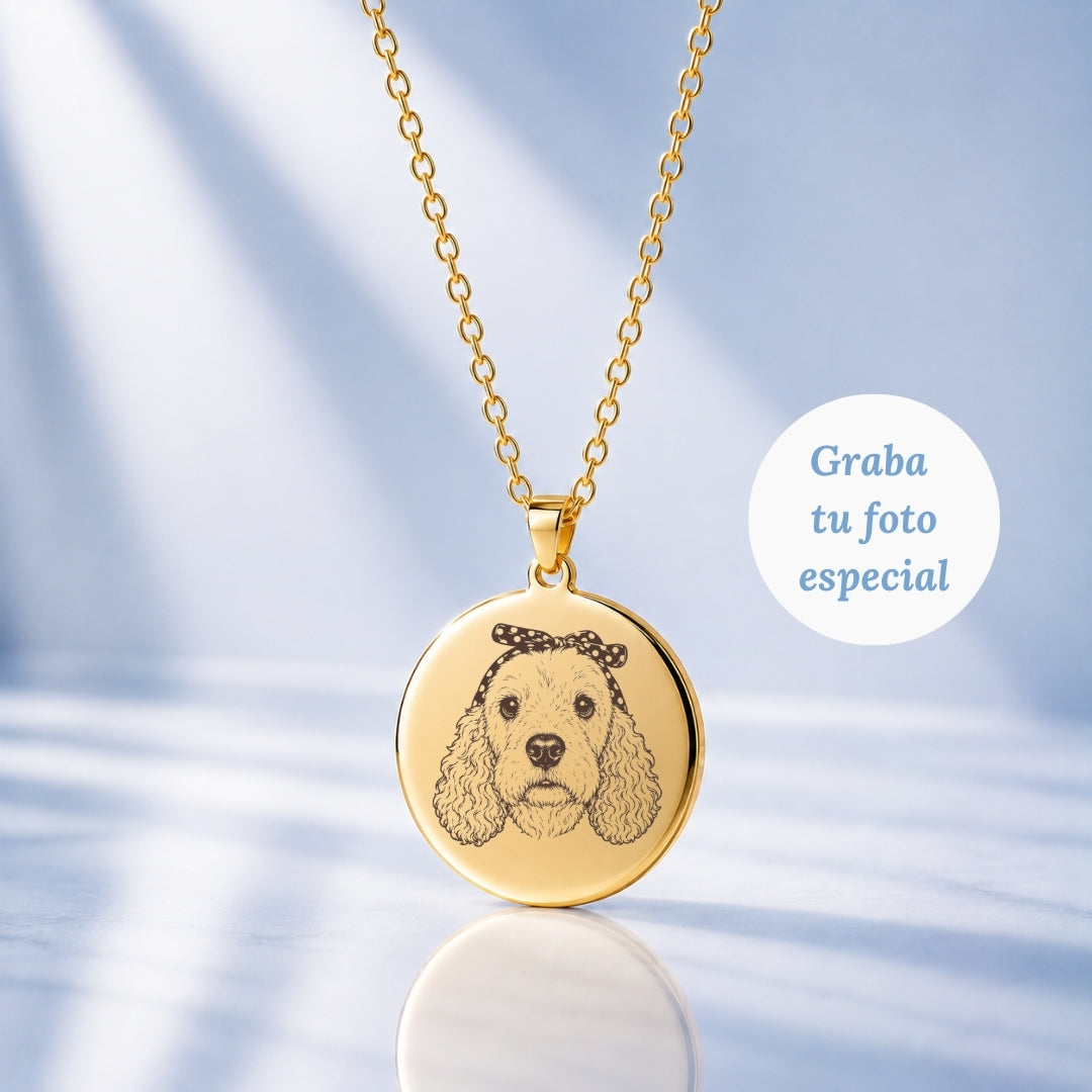 Collar Grabado con la foto de tu Amigo Fiel 🐶