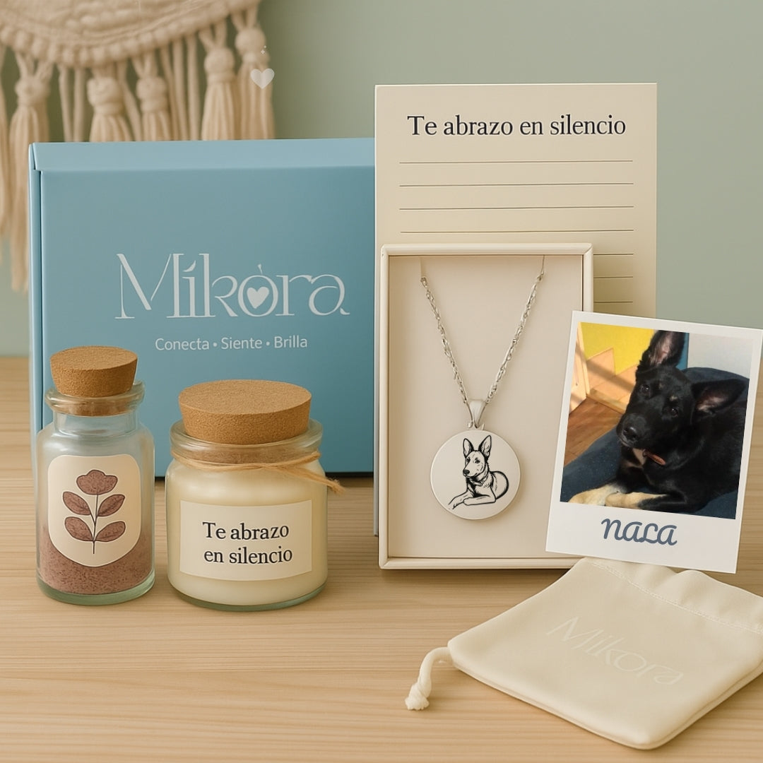Mi Amigo Fiel: Caja Ritual de despedida con joya y acompañamiento emocional 🪽