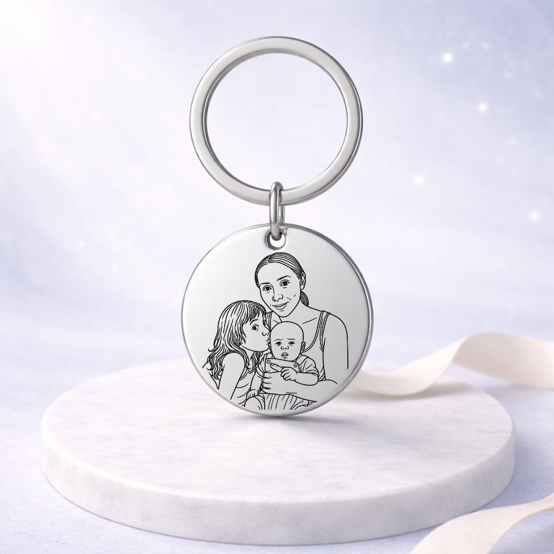 Llavero Personalizado + Foto Polaroid Gratis 🌟| Amor del Bueno 💘