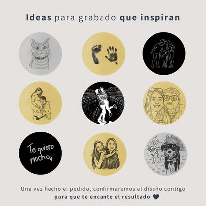 Llavero Grabado Redondo | Recuerdos que vuelven al corazón ✨