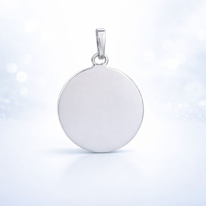 Dije Circular 15mm Personalizado | Plata Ley 925 ✨