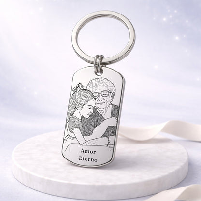 Llavero Personalizado + Foto Polaroid Gratis 🌟 | Amor del Bueno 💘