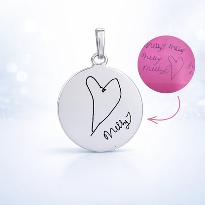 Dije Circular 15mm Personalizado | Plata Ley 925 ✨