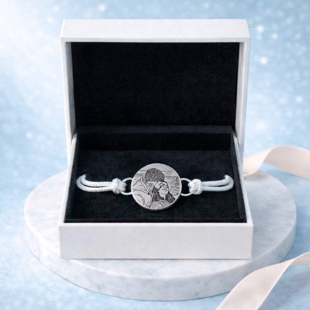 Pulsera de Hilo Personalizada + Foto Polaroid Gratis 🌟 | Amigo Fiel 💘