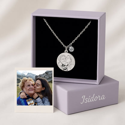 Collar Recuerdo Grabado | La huella del amor eterno ✨