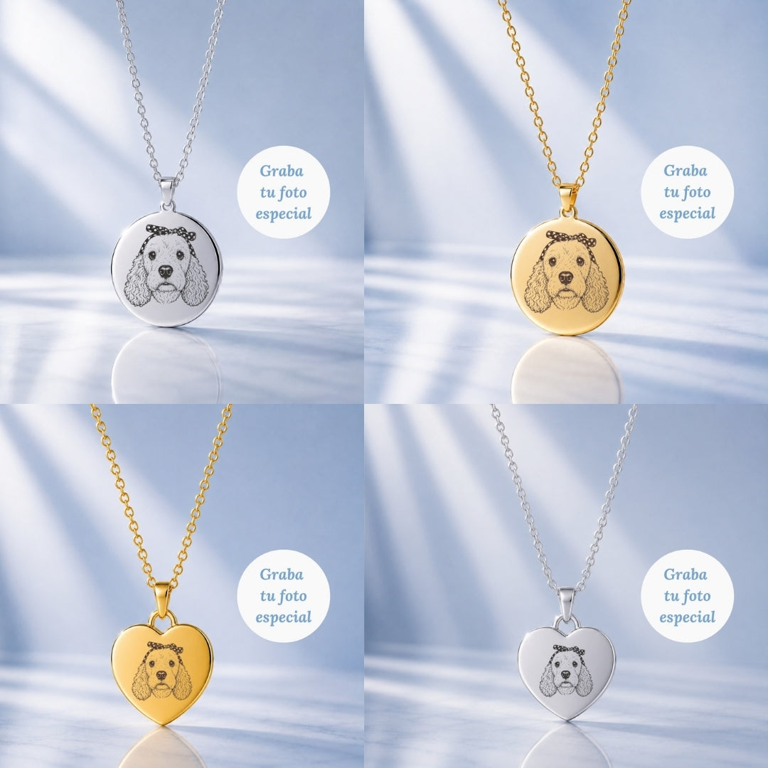 Collar Grabado con la foto de tu Amigo Fiel 🐶
