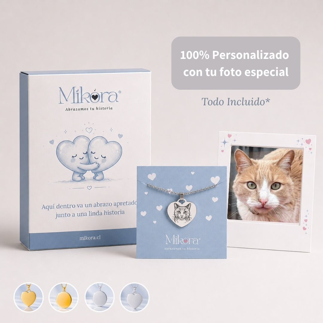 Collar Grabado con la foto de tu Michi Fiel 🐱